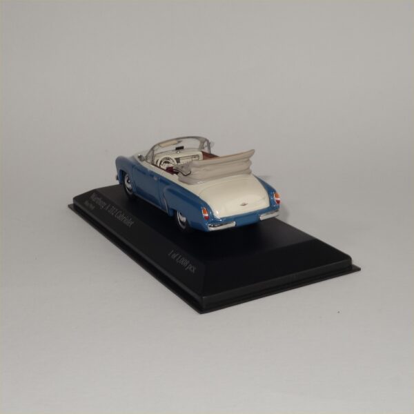 Minichamps 1958 Wartburg A 312 Cabriolet Blue / White - Image 4