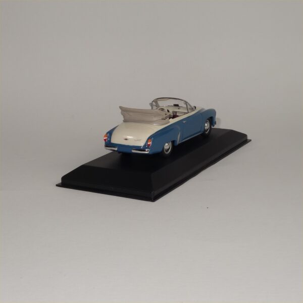 Minichamps 1958 Wartburg A 312 Cabriolet Blue / White - Image 5