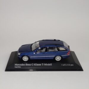 Minichamps 2001 Mercedes Benz C Class T Model Jaspis Blue 