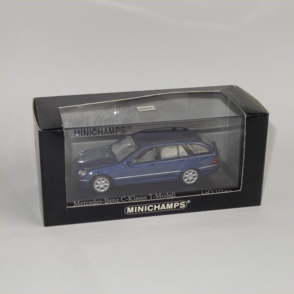 Minichamps 2001 Mercedes Benz C Class T Model Jaspis Blue