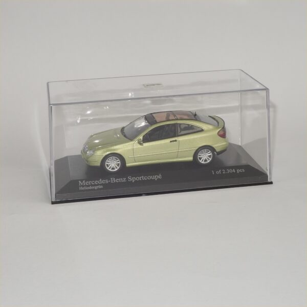 Minichamps 2001 Mercedes Benz C Class Sport Coupe Light Green Metallic