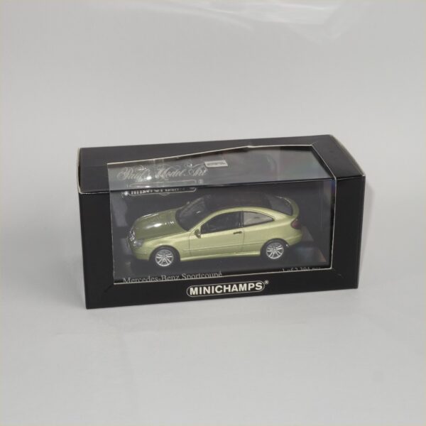 Minichamps 2001 Mercedes Benz C Class Sport Coupe Light Green Metallic