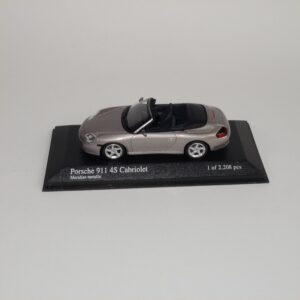 Minichamps 2003 Porsche 911 4S Cabriolet Grey Metallic 