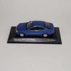 Minichamps 2002 Mercedes Benz CLK Class Coupe Blue Metallic
