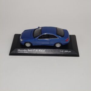 Minichamps 2002 Mercedes Benz CLK Class Coupe Blue Metallic 