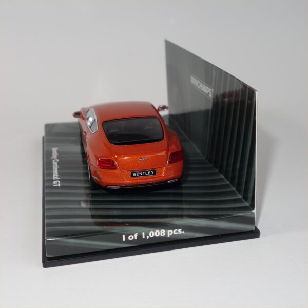 Minichamps 2011 Bentley Continental GT Orange Metallic - Image 4