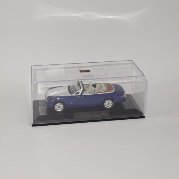 IXO Models 187560 Rolls Royce Phantom Drophead Coupe Blue Silver