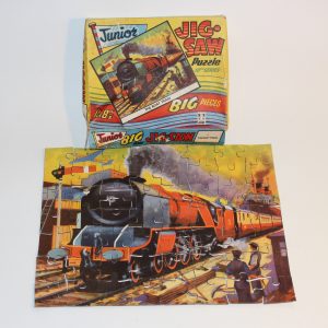 1960's Tower Press Junior Jigsaw The Boat Train Child's Large Pieces 