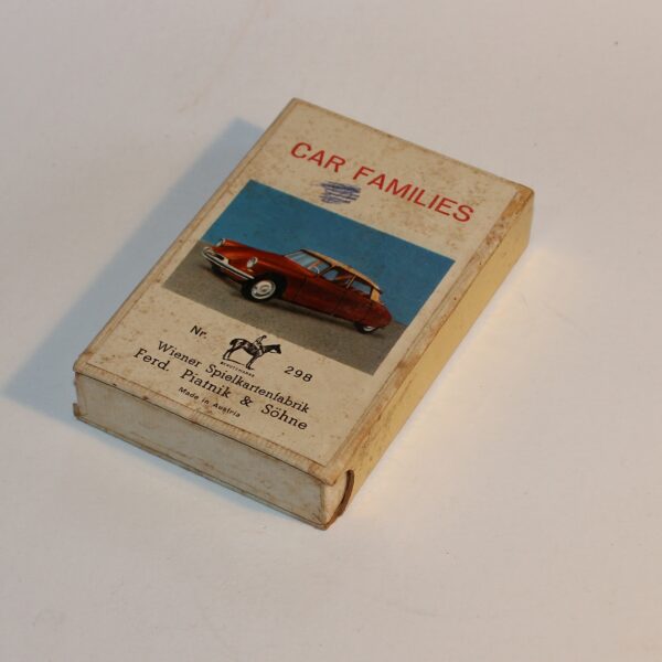 1960's Car Families Card Game Piatnik Austria