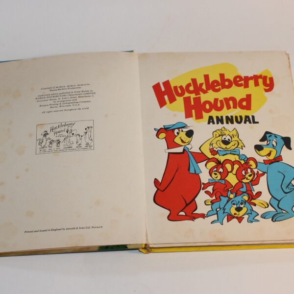 Huckleberry Hound Annual 1961 Hanna-Barbera