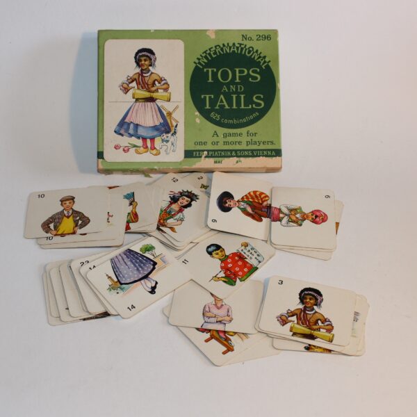 1960's International Tops and Tails Card Game Piatnik Austria #296