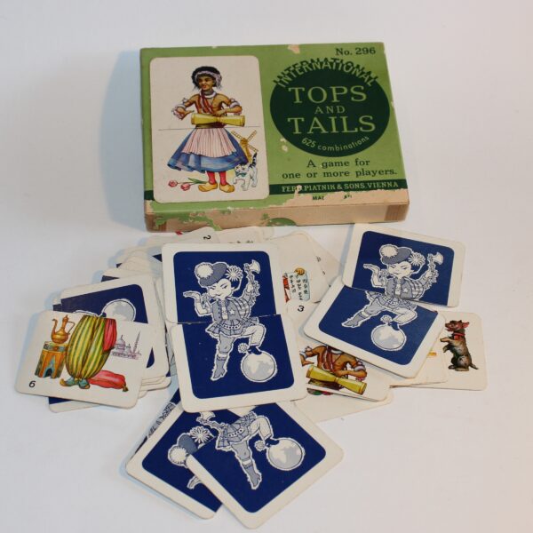 1960's International Tops and Tails Card Game Piatnik Austria #296