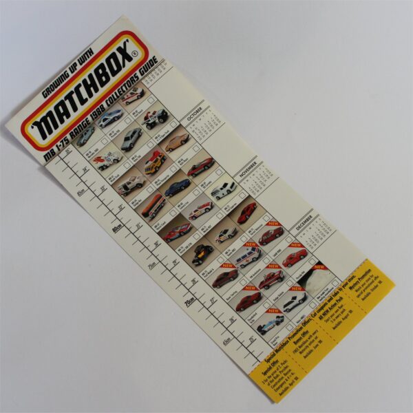 Matchbox Superfast Toys Growing Child Collector Wall Height Chart 1980