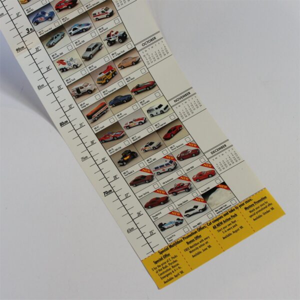 Matchbox Superfast Toys Growing Child Collector Wall Height Chart 1980