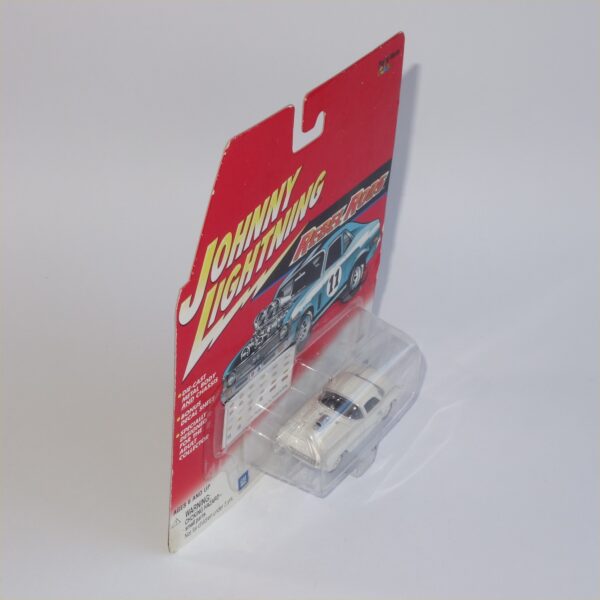 Johnny Lightning Rebel Rods 1957 Chevrolet Corvette White  Closed Top - Image 3