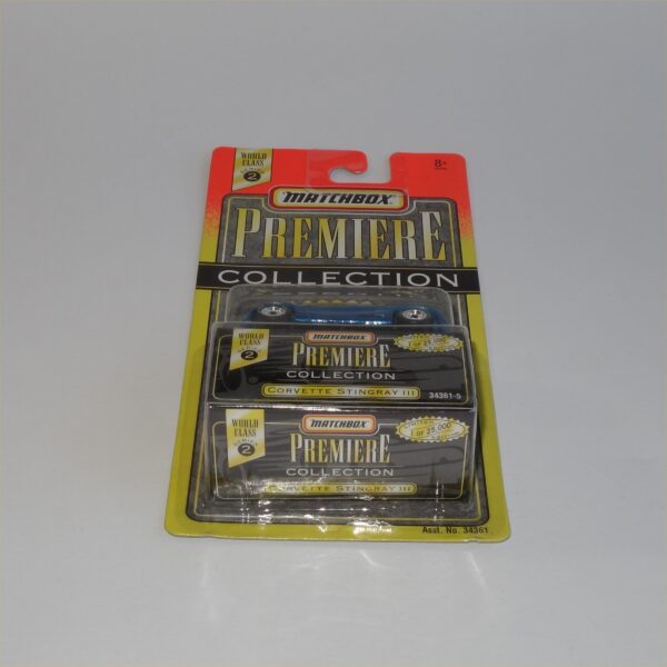 Matchbox Series 2 Premiere Collection Chevrolet Corvette Stingray III Blue - Image 6