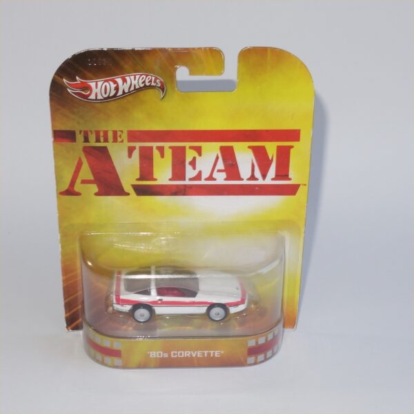 Hotwheels The A Team 80's Corvette White