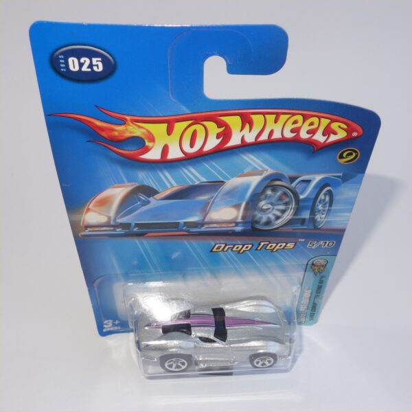 Hotwheels 2005 Drop Tops Chevrolet Corvette 1963 Silver