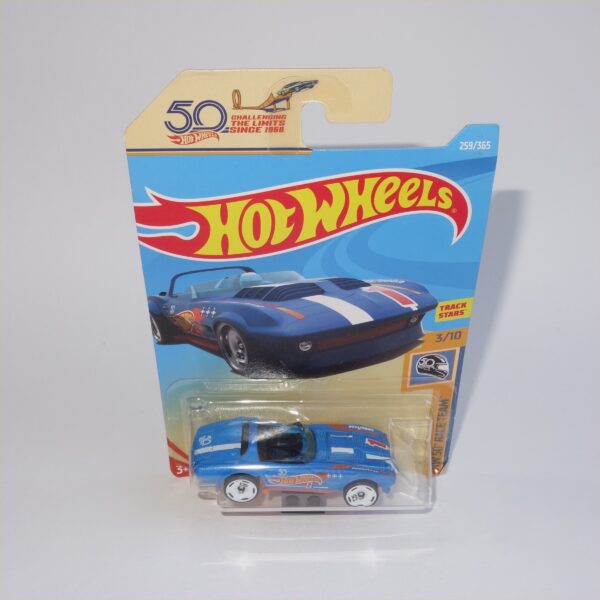 Hotwheels 2007 HW 50th Race Team Chevrolet Corvette Grand Sport Roadster Blue