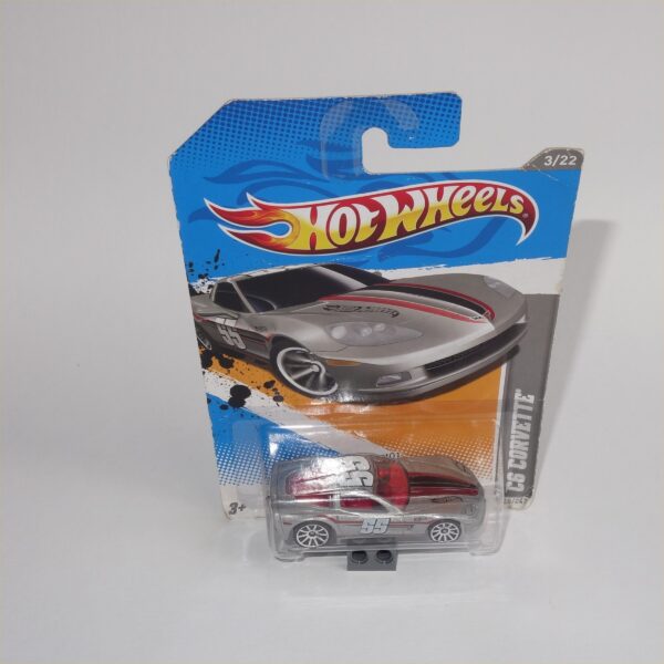 Hotwheels Issued 2012 Chevrolet Corvette C6 Silver