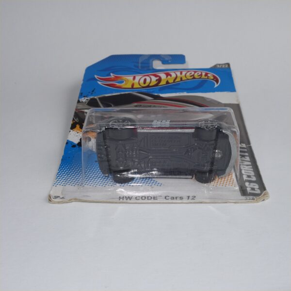 Hotwheels Issued 2012 Chevrolet Corvette  C6 Silver - Image 5