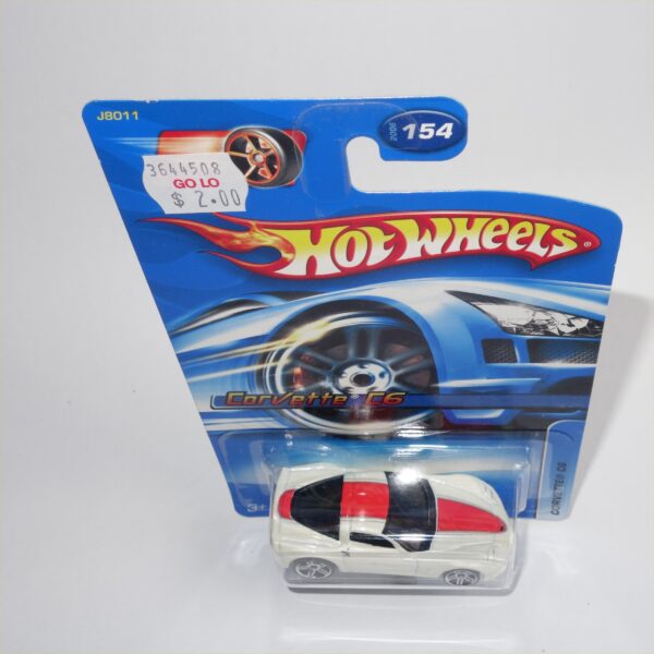 Hotwheels Issued 2006 Chevrolet Corvette C6 White