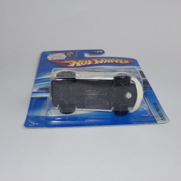 Hotwheels Issued 2006 Chevrolet Corvette C6 White - Image 5