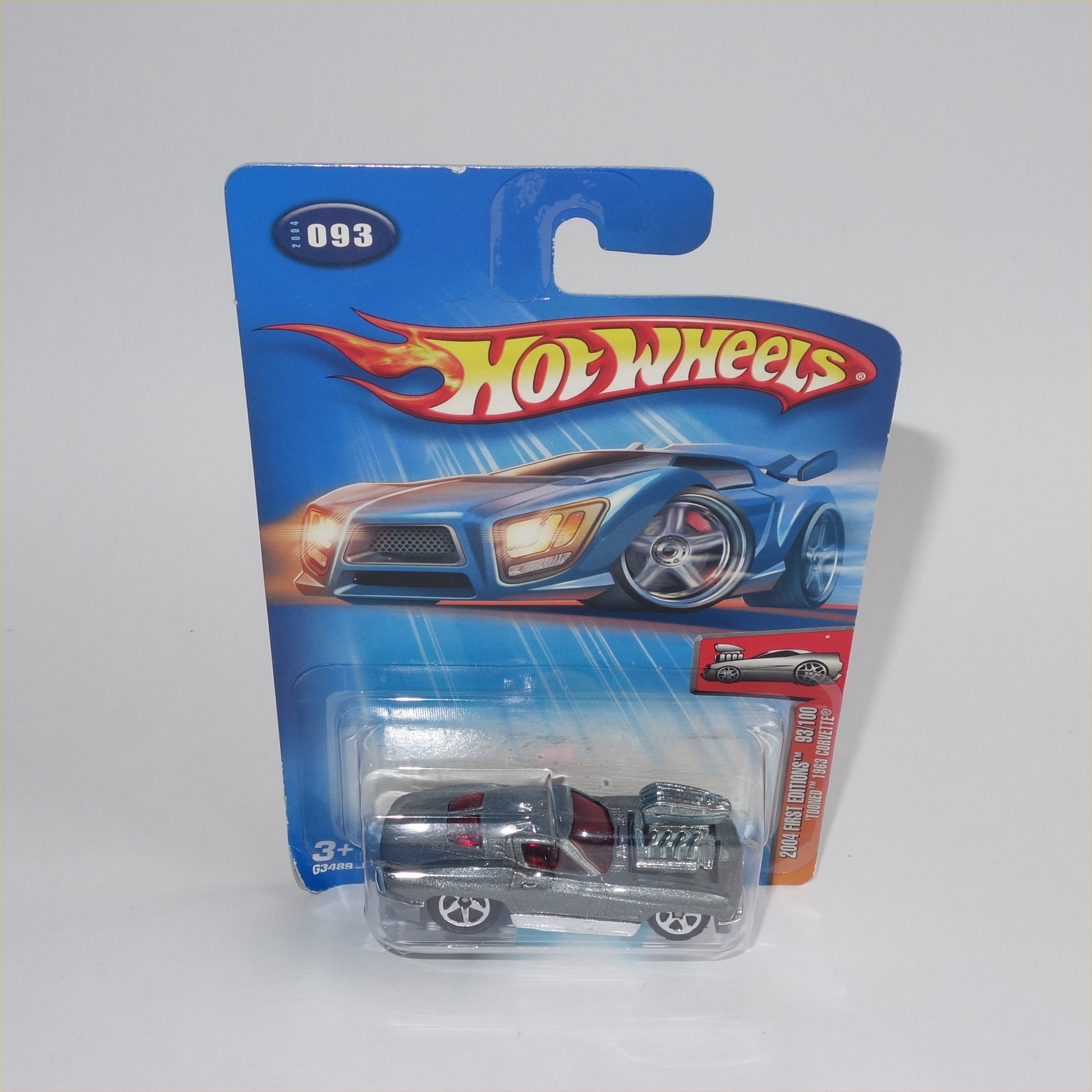 HOT WHEELS 2004 FIRST EDITIONS TOONED 1963 CORVETTE SILVER