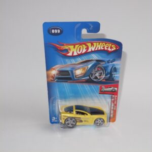 Hotwheels Issued 2004 First Editions Tooned C6 Chevrolet Corvette Yellow