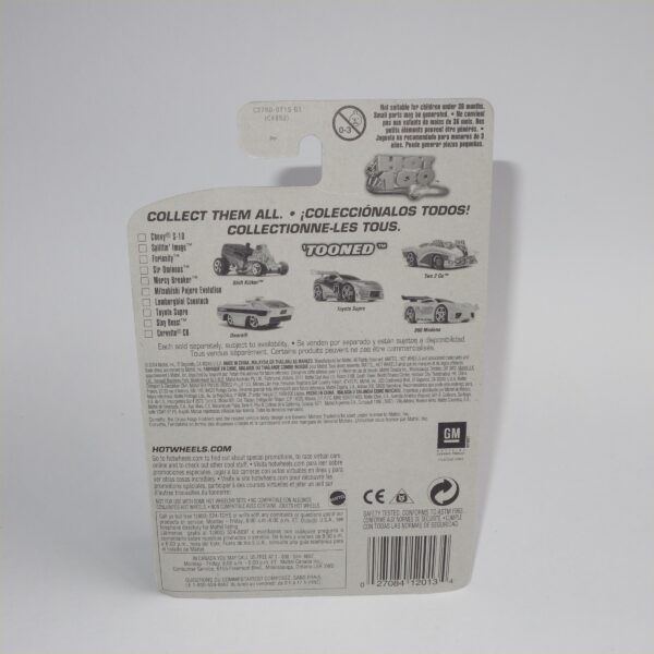 Hotwheels Issued 2004 First Editions Tooned C6 Chevrolet Corvette Yellow