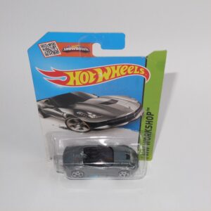 Hotwheels Issued 2013 HW Workshop 14 Chevrolet Corvette Stingray Silver 