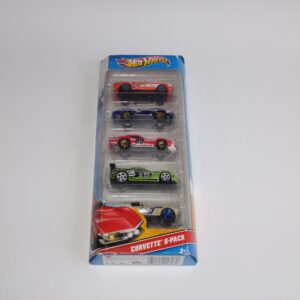 Hotwheels Issued 2010 Gift Set of 5 Chevrolet Corvettes 