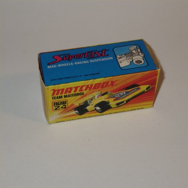 Matchbox Superfast 24 Team Matchbox F1 Racing Car Mint Boxed