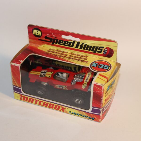 Matchbox Speed Kings K-35 Lightning F1 Racing Car Red