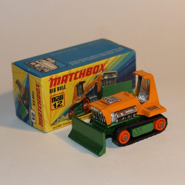 Matchbox Superfast 12f Big Bull Bulldozer Grader