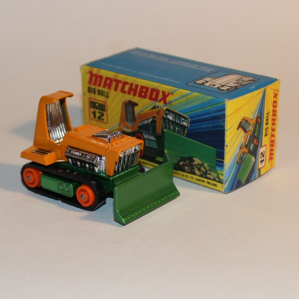 Matchbox Superfast 12f Big Bull Bulldozer Grader