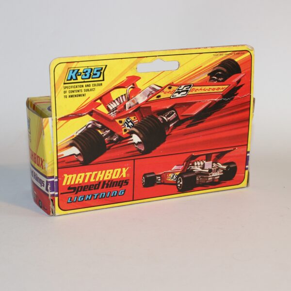 Matchbox Speed Kings K-35 Lightning F1 Racing Car White