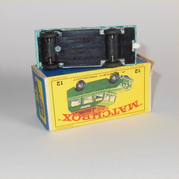 Matchbox Lesney 12c Land Rover Safari Blue Boxed