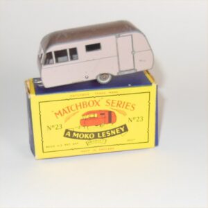 Matchbox Lesney 23c Bluebird Caravan Boxed