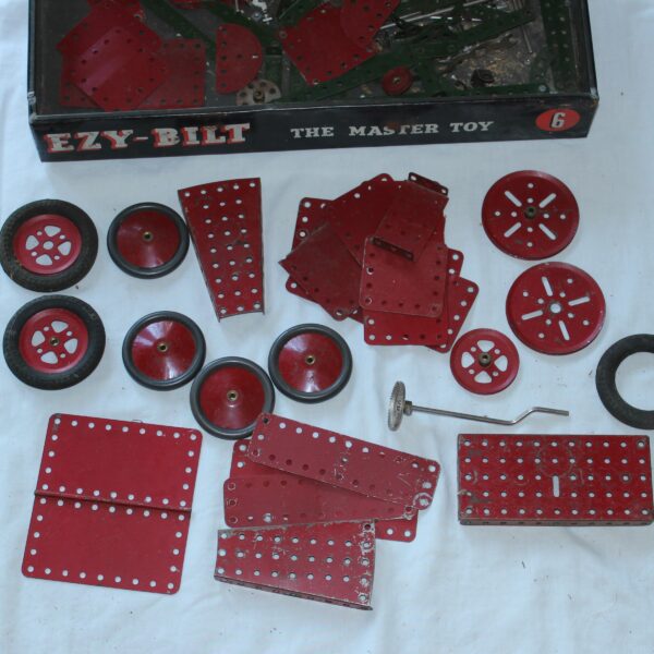 Ezy-Bilt Master Toy Australian Meccano Set 6 Tin Box