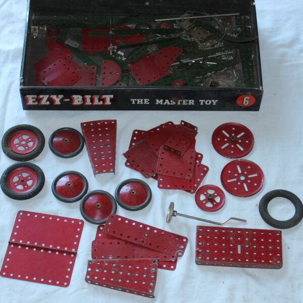 Ezy-Bilt Master Toy Australian Meccano Set 6 Tin Box