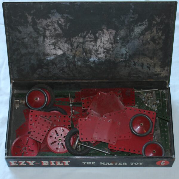 Ezy-Bilt Master Toy Australian Meccano Set 6 Tin Box