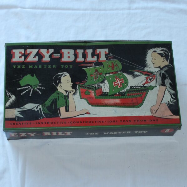 Ezy-Bilt Australian Meccano Set 8 Tin Box