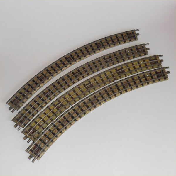 Hornby Dublo 3710 15inch Radius Standard Curve 3-Rail Meccano 4 Pack