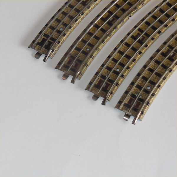 Hornby Dublo 3710 15inch Radius Standard Curve 3-Rail Meccano 4 Pack