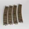 Hornby Dublo 3711 3-Rail Half Curve Narrow Tongue 4 Piece Pack