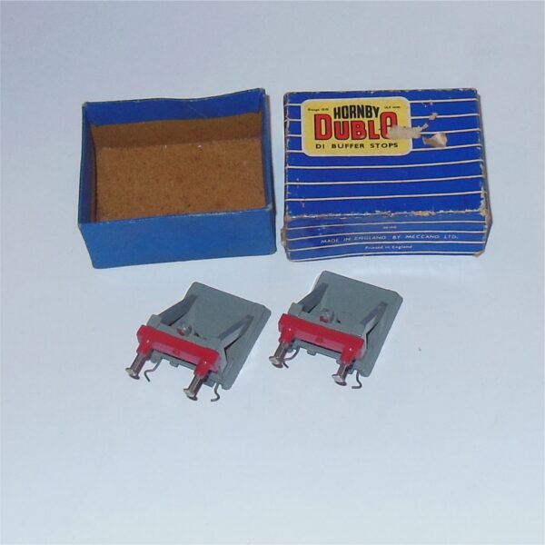 Hornby Dublo 3250 D1 Buffer Stops 3-Rail Pair in Original Box OO Scale