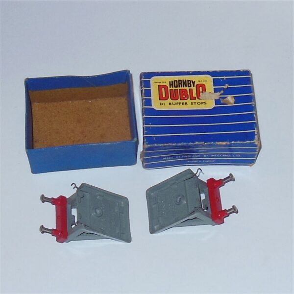 Hornby Dublo 3250 D1 Buffer Stops 3-Rail Pair in Original Box OO Scale