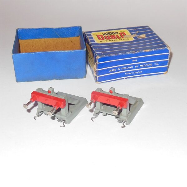 Hornby Dublo 3250 D1 Buffer Stops 3-Rail Pair in Original Box OO Scale