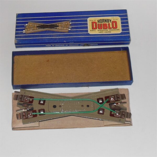 Hornby Dublo 3735 EDCL Diamond Crossing Left Hand 3-Rail Meccano